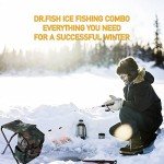Dr.Fish 40-Piece Ice Fishing Rod and Reel Set