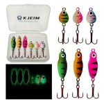 Luminous Ice Fishing Jigs for Walleye and More