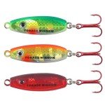 Forage Minnow Ice Fishing Jigging Spoons - 3 Pack
