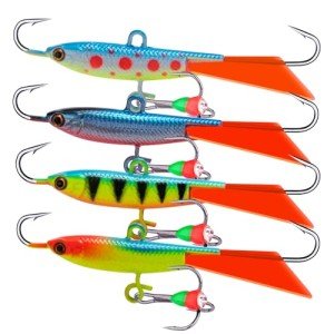 Goture Ice Fishing Jigs Kit for Walleye & More