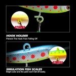 Goture Ice Fishing Jigs Kit for Walleye & More