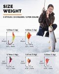 THKFISH Ice Fishing Jigs Kit for Walleye