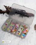THKFISH Ice Fishing Jigs Kit for Walleye