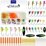 Dovesun 58-Piece Ice Fishing Tackle Kit