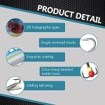 BASSDASH Glide Tail Winter Ice Fishing Lures