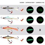 BASSDASH Glide Tail Winter Ice Fishing Lures