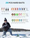 Gonex Ice Fishing Jig Set for Walleye and More