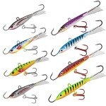THKFISH Ice Fishing Jigs Kit for Walleye 8PCS