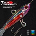 THKFISH Ice Fishing Jigs Kit for Walleye 8PCS