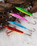 THKFISH Ice Fishing Jigs Kit for Walleye 8PCS