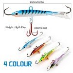 Sougayilang Ice Fishing Lures Kit for Walleye