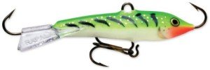 Glow Green Tiger Rapala Jigging Rap Lure 2.75