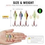 Dovesun Ice Fishing Jigs and Spoons Kit