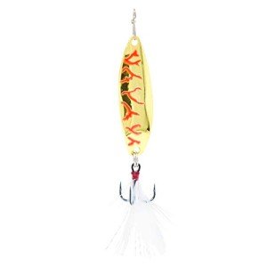 CLAM Leech Flutter Spoon 1/8oz - Gold Red