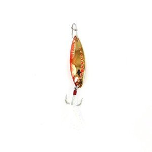 Clam Leech Flutter Spoon 1/4oz Red Gold