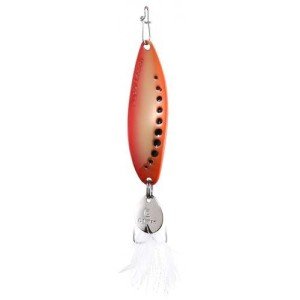 Clam Super Leech Flutter Spoon, 3/8oz, Rusty Craw