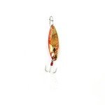 Clam 110113 Red Gold Leech Flutter Spoon 1/8oz