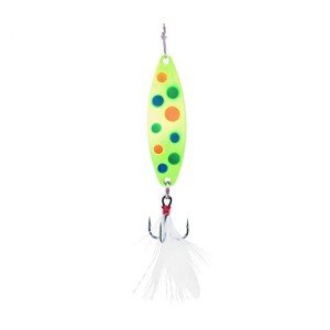 Clam Corporation Leech Flutter Spoon 1/4oz, Glow