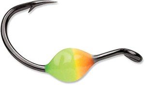 Glow Resin Octopus Lure #4 - Orange Chartreuse
