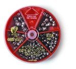 Eagle Claw 124-Piece Silver Split-Shot Assortment