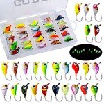 Goture Tungsten Ice Fishing Jigs Kit