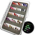VMSIXVM Tungsten Ice Jigs and Lures Kit
