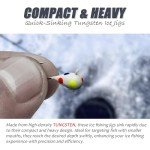 VMSIXVM Tungsten Ice Jigs and Lures Kit