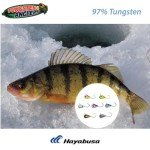 97% Pure Tungsten Ice Fishing Jigs - 5 Pack
