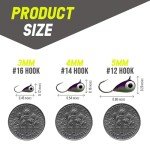 Tungsten Ice Jigs Variety Pack - 10 Pieces