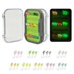 TG-DZURI Tungsten Ice Fishing Jigs Kit - 27 Pcs