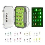 Glow in the Dark Tungsten Ice Fishing Jigs Kit