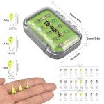 Glow in the Dark Tungsten Ice Fishing Jigs Kit