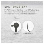 Walleye Tungsten Jig Head Variety Pack – 5 Colors