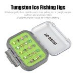 Glow in the Dark Tungsten Ice Fishing Jigs Kit