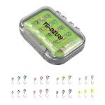 Glow in the Dark Tungsten Ice Fishing Jigs Kit