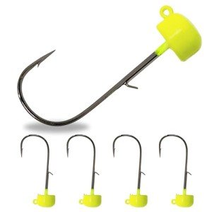 Tungsten Mushroom Ned Rig Jig Heads - 5-Pack