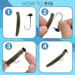Tungsten Mushroom Ned Rig Jig Heads - 5-Pack