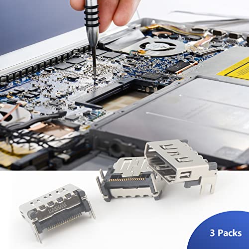 3-Pack HDMI Port Socket Connector for PS5