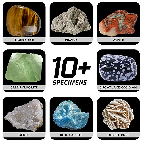 Earth Science Kit - 15+ Experiments, Crystal Growth, Volcano