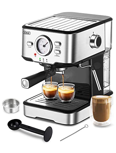 Gevi Espresso Machine with Milk Foaming Wand