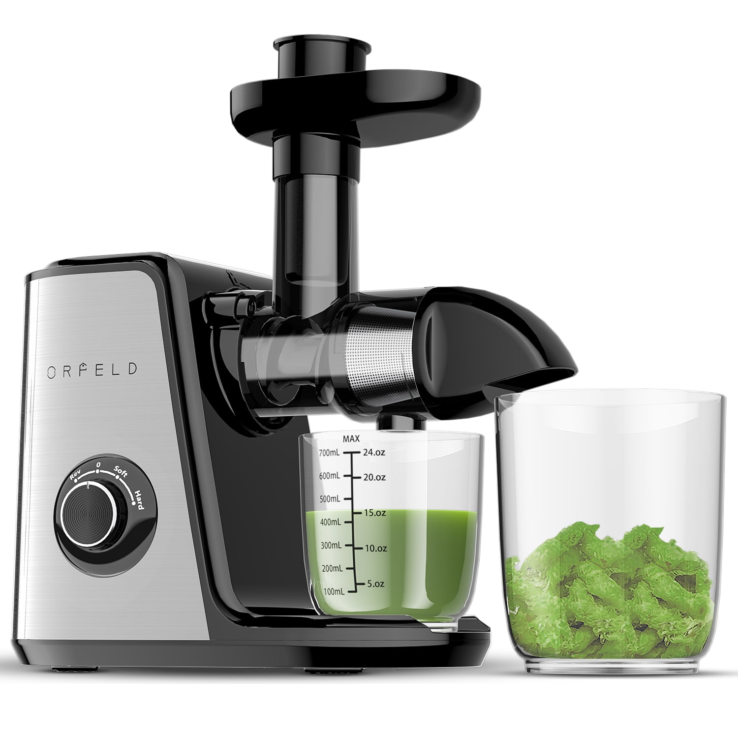 ORFELD Slow Masticating Juicer - Vegetable Fruit Extractor