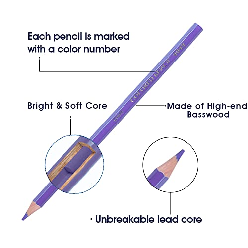 48 Professional Watercolor Pencils for Coloring Fun