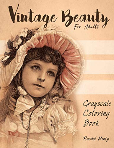 Victorian Children - Grayscale Adult Coloring Book