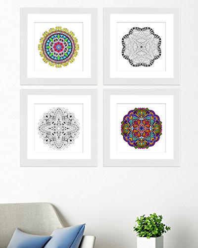 ColorIt's Mandala Coloring Book - Thick Artist Quality Paper