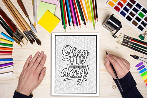 Motivational Swear Word Coloring Book for Badasses