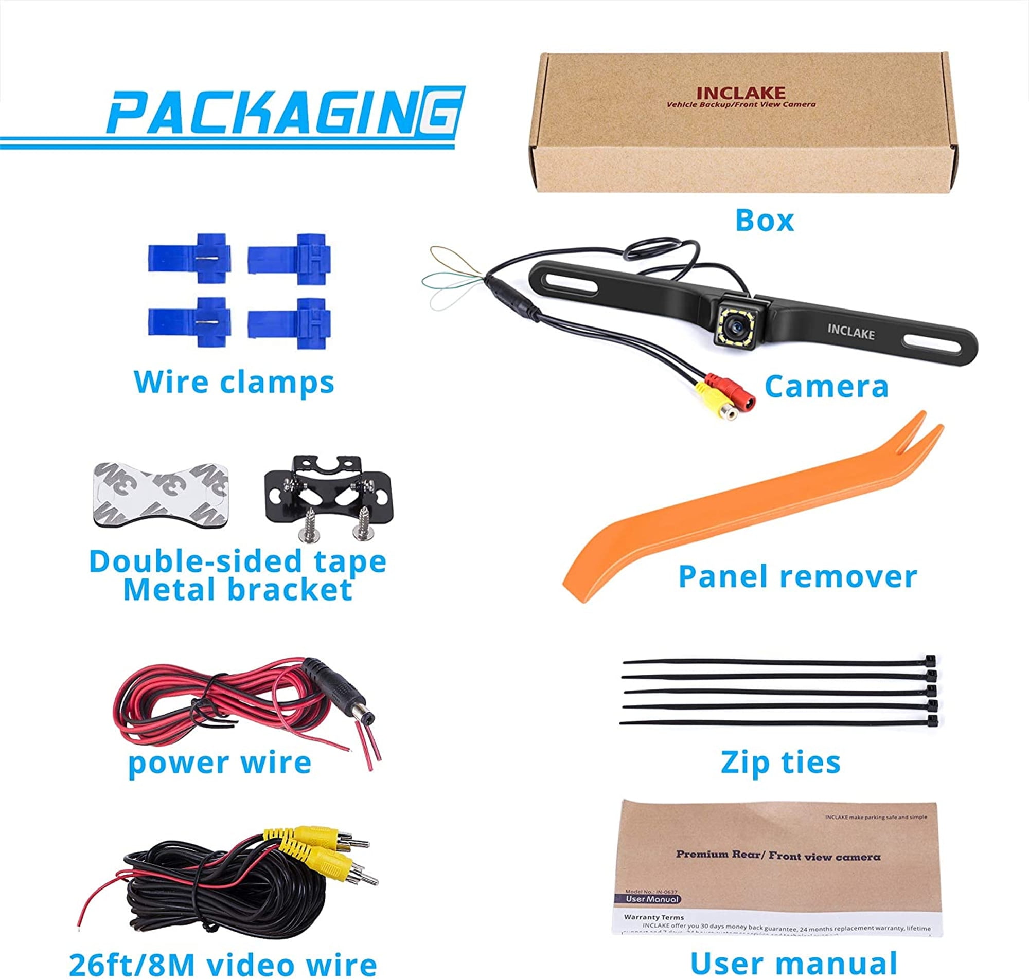 Ultra HD Car Backup Camera with Night Vision