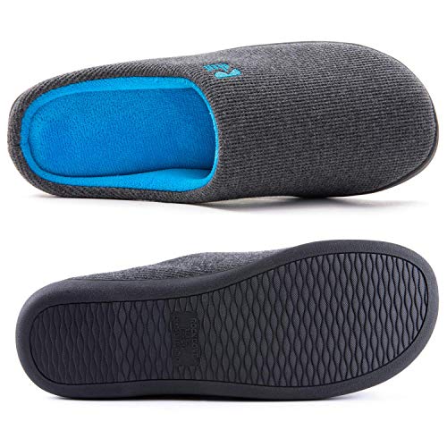 RockDove Men’s Two-Tone Memory Foam Slippers