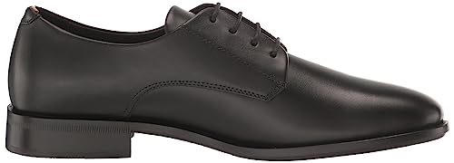 BOSS Men's Black Leather Derby Dress Shoe Oxford