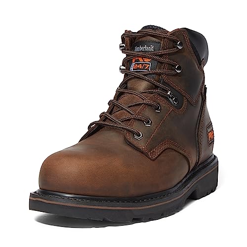 Timberland PRO Men's Brown Steel-Toe Boot, Size 12