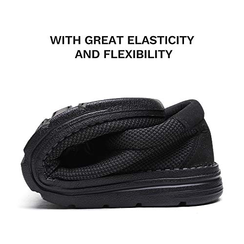 Black Bruno Marc Men's Breeze Loafers, Size 11